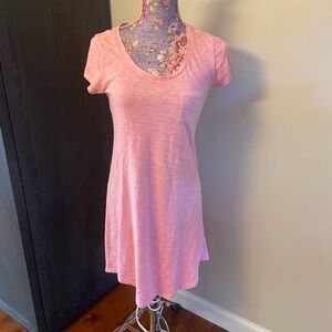 Gap pink t shirt dress XS